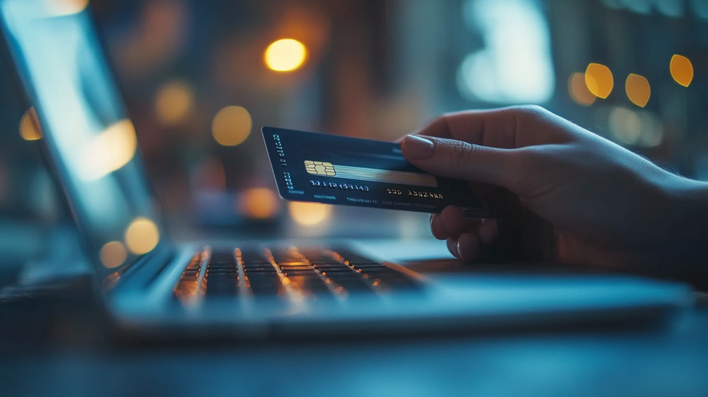 andrebravado a person on a laptop with their credit card 01f276a0 115e 407b 964a 01ef80af9205