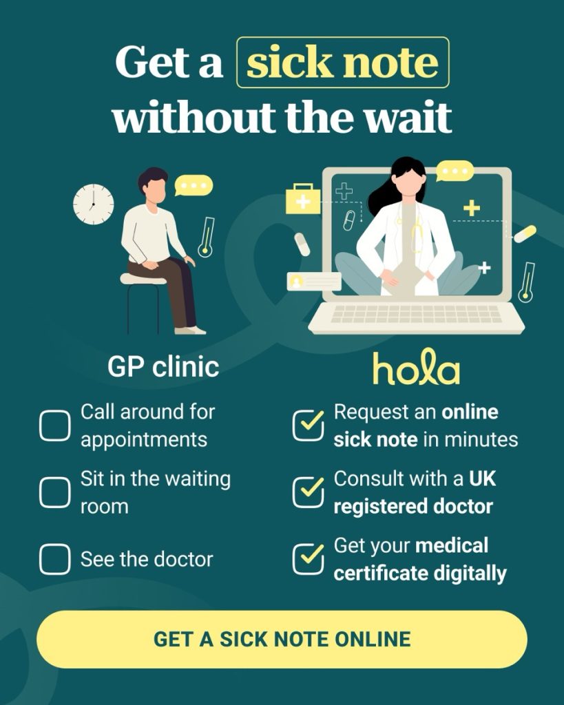 Hola Health static ad created by Favoured