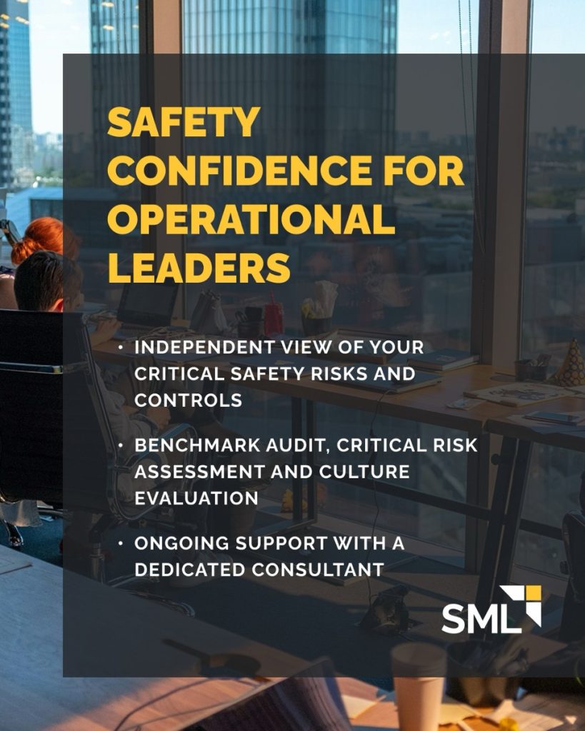 Safety Management (SML) static ad created by Favoured